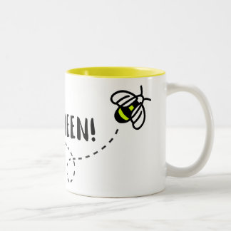 Caneca De Café Em Dois Tons Yas Rainha! Copo Abelha