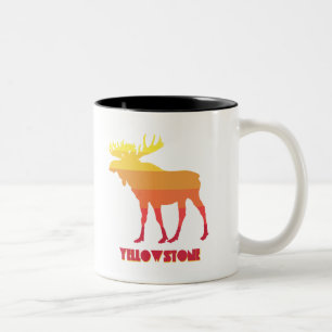 Caneca De Café Em Dois Tons Yellowstone Moose