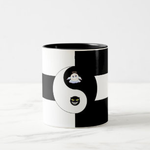 Caneca De Café Em Dois Tons Yin yang