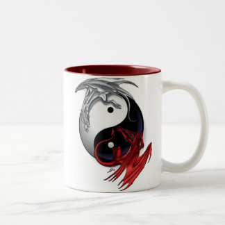 Caneca De Café Em Dois Tons Ying Yang