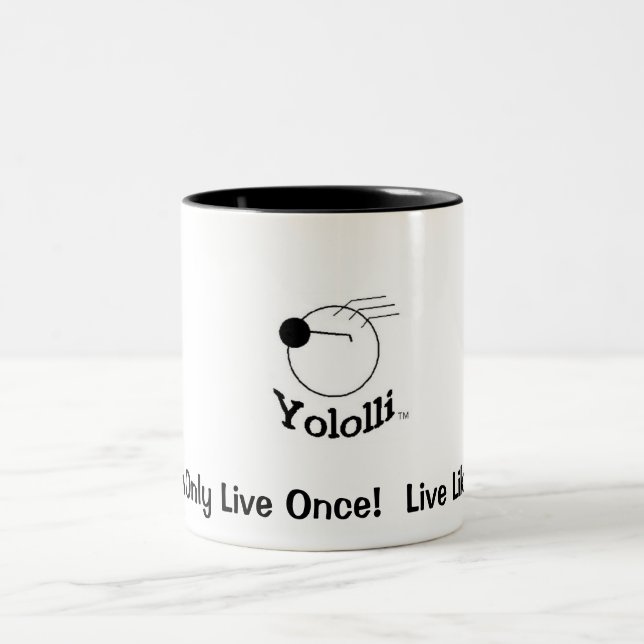 Caneca De Café Em Dois Tons Yololli! (Centro)