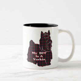 Caneca De Café Em Dois Tons Yorkshire Terrier BFF Mug