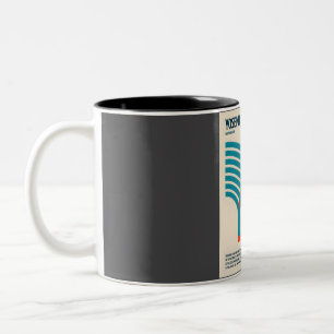 Caneca De Café Em Dois Tons Yosemite National Park Retro Viagem Art