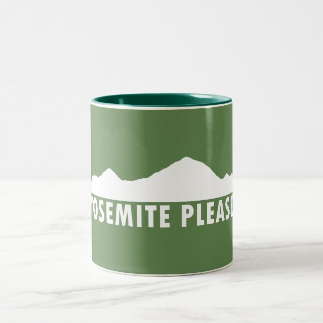 Caneca De Café Em Dois Tons Yosemite, por favor (Centro)
