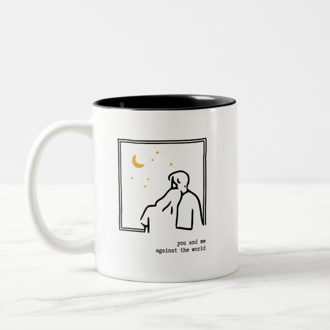 Caneca De Café Em Dois Tons You and Me  (Esquerda)