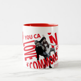 Caneca De Café Em Dois Tons YOU CAN LOVECOMMONS　マグType2