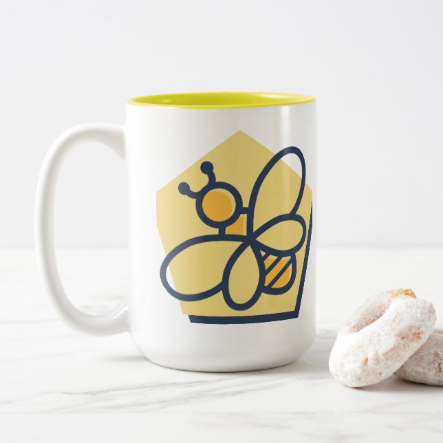 CANECA DE CAFÉ EM DOIS TONS YOWM 2023 (Com Donut)