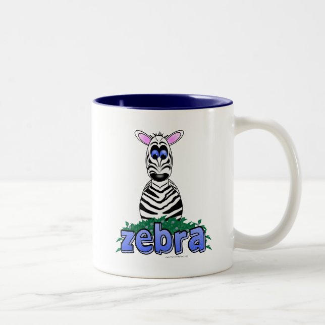 CANECA DE CAFÉ EM DOIS TONS ZEBRA (Direita)
