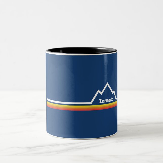 Caneca De Café Em Dois Tons Zermatt, Suiça (Centro)