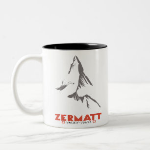 Caneca De Café Em Dois Tons Zermatt, Vancôver, suiça