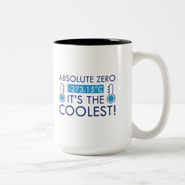 Caneca De Café Em Dois Tons Zero absoluto (Direita)