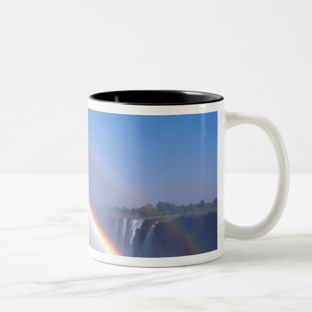 Caneca De Café Em Dois Tons Zimbábue, Parque Nacional de Victoria Falls. Dupla (Direita)
