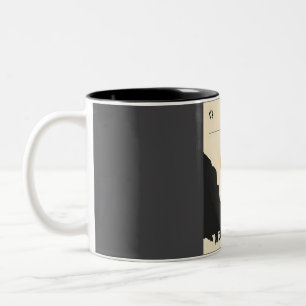 Caneca De Café Em Dois Tons Zion National Park Vintage Viagem Po
