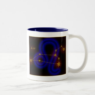 Caneca De Café Em Dois Tons Zodíaco - Leo