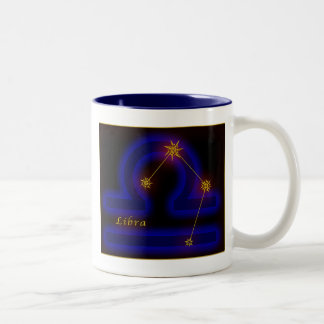 Caneca De Café Em Dois Tons Zodíaco - Libra
