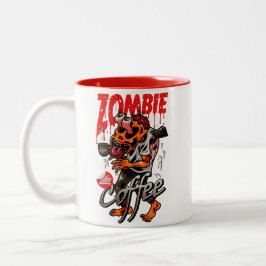 Caneca De Café Em Dois Tons Zombie Como Café