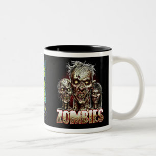 CANECA DE CAFÉ EM DOIS TONS ZOMBIES!
