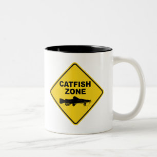 Caneca De Café Em Dois Tons Zona de pesca