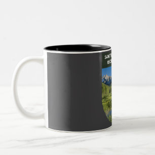 Caneca De Café Em Dois Tons Zona de Recriação Nacional de Sawtooth