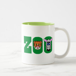CANECA DE CAFÉ EM DOIS TONS ZOO