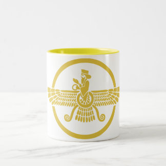 Caneca De Café Em Dois Tons Zoroastrian