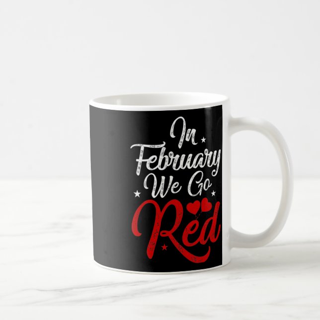 Caneca De Café Em fevereiro, nós conhecemos as doenças do coração (Direita)