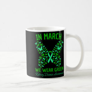 Caneca De Café Em março use verde conscientização sobre doença re