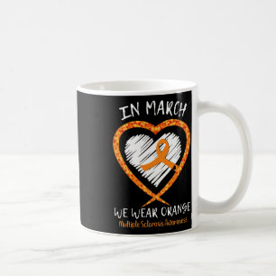 Caneca De Café Em março, Vestimos o Laranja Múltipla Esclerose Aw