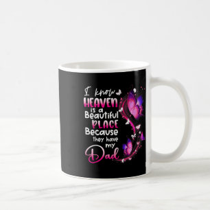 Caneca De Café Em Memória De Anjo Pai Conhece A Largura Do Céu