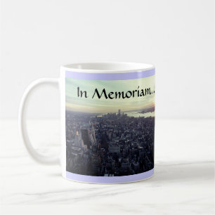 Caneca De Café Em Memoriam na memória das torres gémeas WTC NYC