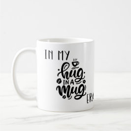 Caneca De Café Em meu abraço de gato cósmico em uma cafeteira