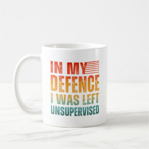 CANECA DE CAFÉ EM MEU DEFESO EU FUI DEIXADO SEM SUPERVISÃO