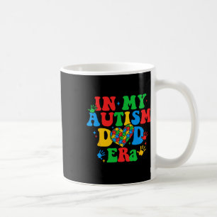 Caneca De Café Em Meu Pai Autismo Era Retro Suporta Awarenes De A