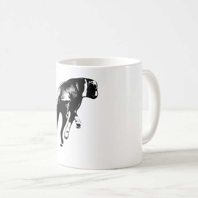 Caneca De Café Em Movimento - Médio de Tinta - Roda (Frente Esquerda)