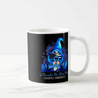 Caneca De Café Em novembro, Vestimos a consciência dos gnomos azu