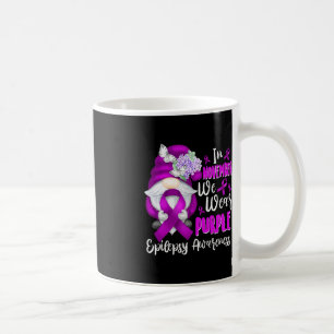 Caneca De Café Em novembro Vestimos Epilepsia do Guerreiro Gnomo