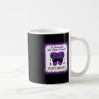 Caneca De Café Em novembro, Vestimos Epilepsia Púrpura E Triste E