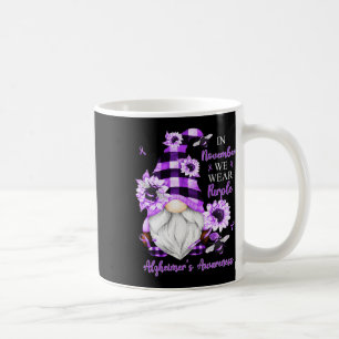 Caneca De Café Em novembro, Vestimos Gnomos Roxos Heimerheimer Aw