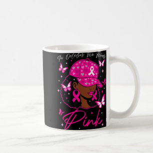 Caneca De Café Em outubro, Vestimos a Sensibilização do Cancer de