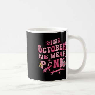 Caneca De Café Em outubro, Vestimos As Áreas De Vintagem Da Groov