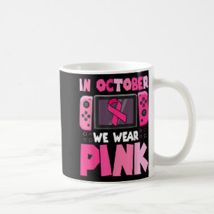 Caneca De Café Em outubro, Vestimos Cancer de Mama de Jogo de Fit