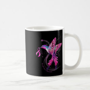 Caneca De Café Em outubro, Vestimos Cancer de Mama Rosa de Hummin
