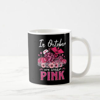 Caneca De Café Em outubro Vestimos Enfermeira Rosa A Vida Pumpkin