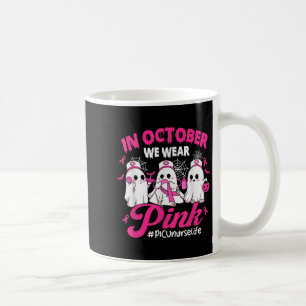 Caneca De Café Em outubro Vestimos Picu Rosa Enfermeira A Mama A