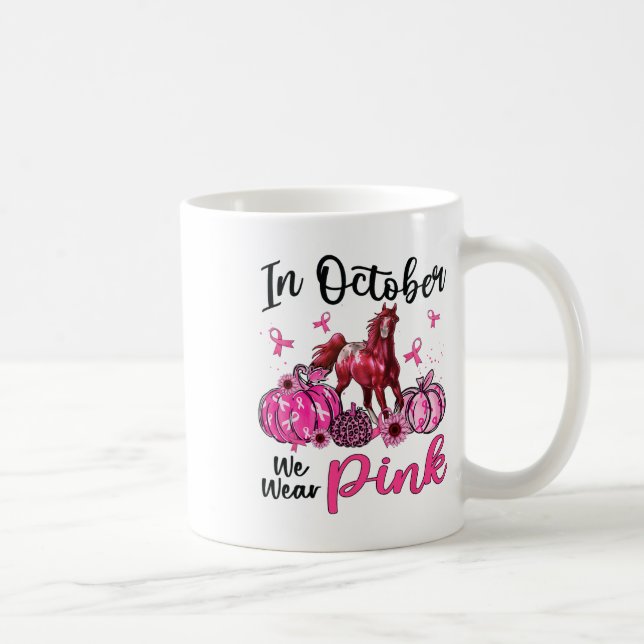Caneca De Café Em outubro, Vestimos Pumpkin Pumpkin Leopard Brea (Direita)