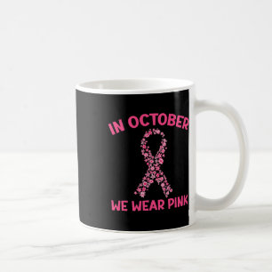 Caneca De Café Em outubro, Vestimos Su (Sensibilização para o Can