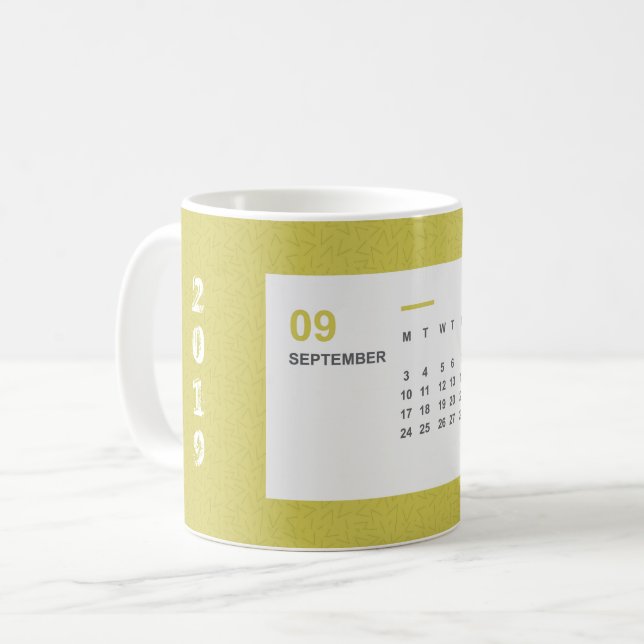 Caneca De Café Em setembro de 2019 (Frente Esquerda)