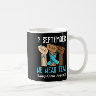 Caneca De Café Em setembro Vestimos a consciência do Câncer de ov