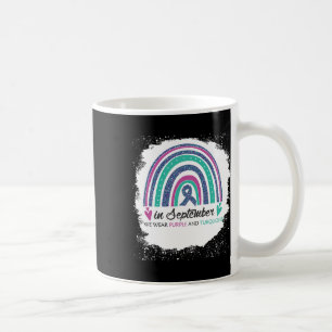 Caneca De Café Em Setembro Vestimos Suicioso De Bleach Roxo E Tea