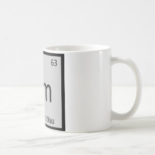Caneca De Café Em - Tabela Periódica de Química do Gato Mau Egípc